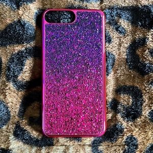Pink and Purple Glitter Case